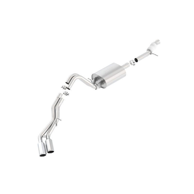 Borla Touring Cat Back 15-16 Chevy Tahoe 5.3L V8 2.75in, 2.25in Dual Same Side Exit 4in Tips-SR1 Performance
