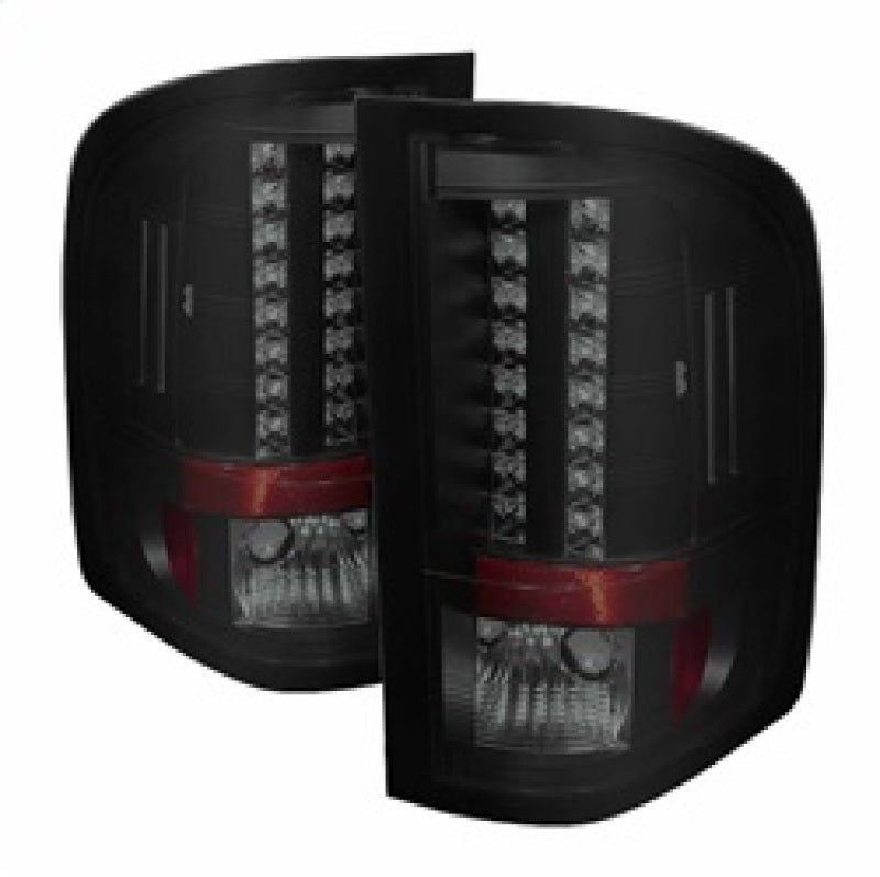 Spyder Chevy Silverado 07-13 LED Tail Lights Blk Smke ALT-YD-CS07-LED-BSM-SR1 Performance