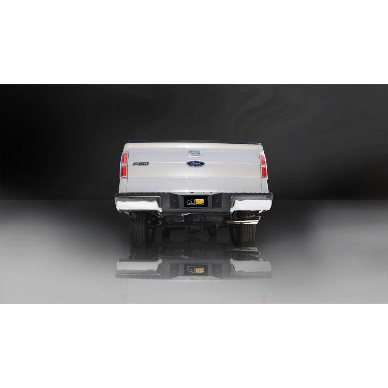 Corsa 2011-2014 -13 Ford F-150 EcoBoost 3.5L V6 Polished Sport Cat-Back Exhaust-SR1 Performance
