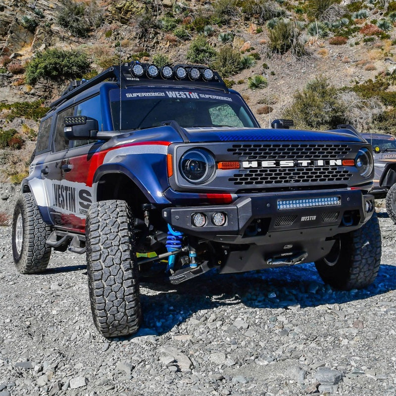 Superwinch 21-24 Ford Bronco Hidden Winch Mount - Black-SR1 Performance
