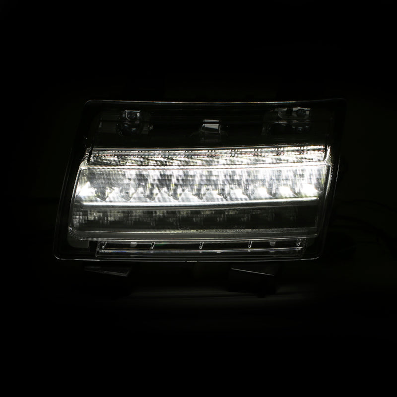 ANZO 18-19 Jeep Wrangler JL LED Chrome Clear w/ Sequential Signal-SR1 Performance