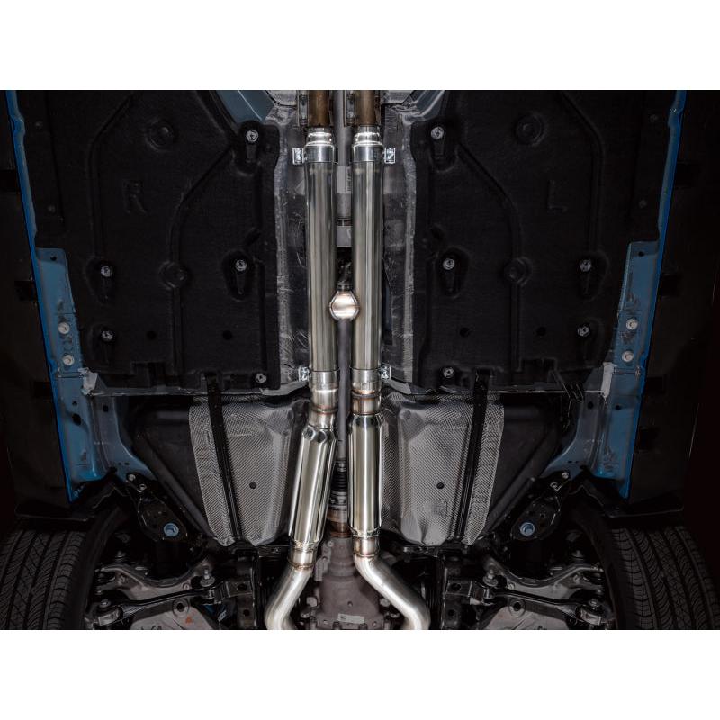 AWE 2024 Ford Mustang GT Fastback S650 RWD Track Edition Catback Exhaust w/ Dual Diamond Black Tips-SR1 Performance