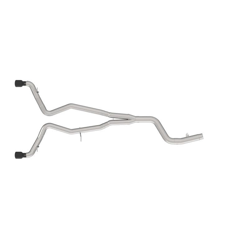 Kooks 2020 Toyota Supra 3.5in x 3in SS Muffler Delete Catback Exhaust w/Black Tips-SR1 Performance