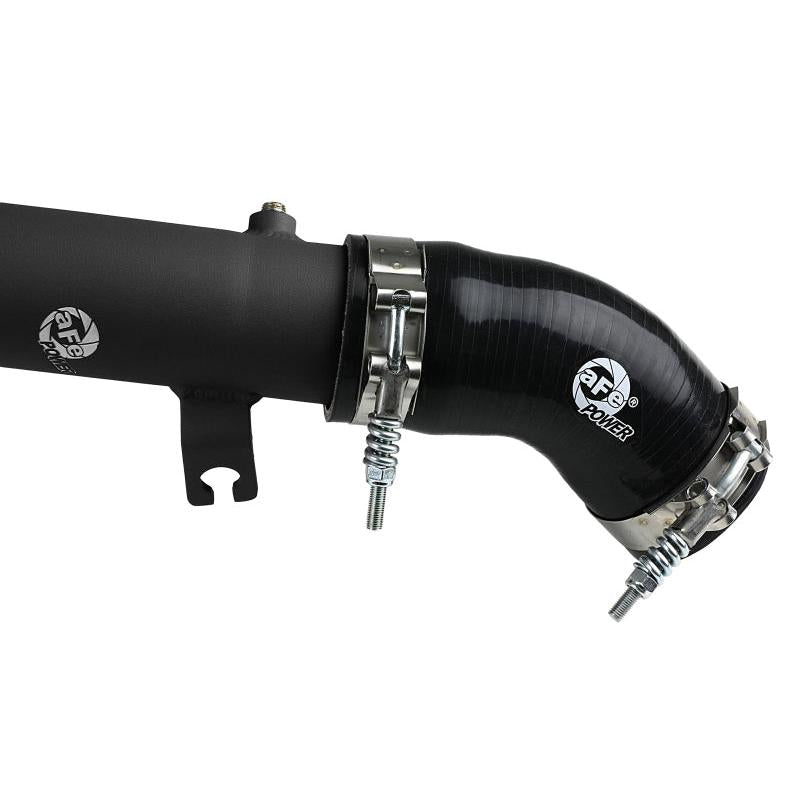 aFe BladeRunner 2.5in Aluminium Hot Side Charge Pipe 15-20 Subaru WRX 2.0T - Black-SR1 Performance