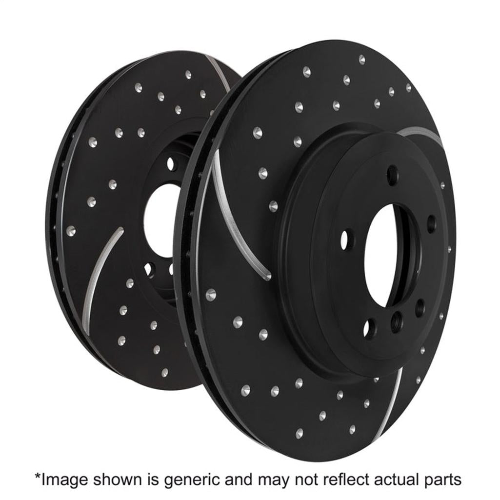 EBC 09-14 Cadillac Escalade 6.0 Hybrid GD Sport Front Rotors – British Made Vented Slotted Brake Discs