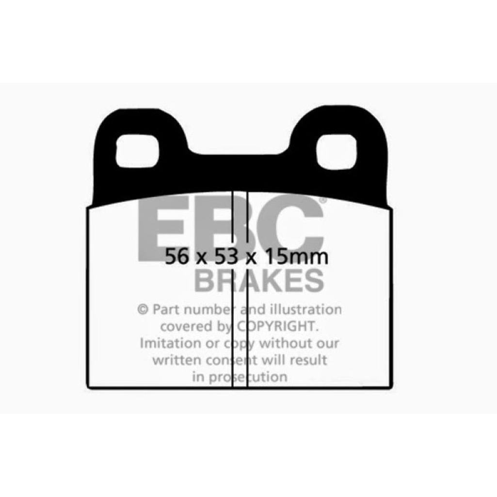 EBC Yellowstuff Front Brake Pads for Volkswagen Beetle and Saab 900 – High-Performance Street and Track Use