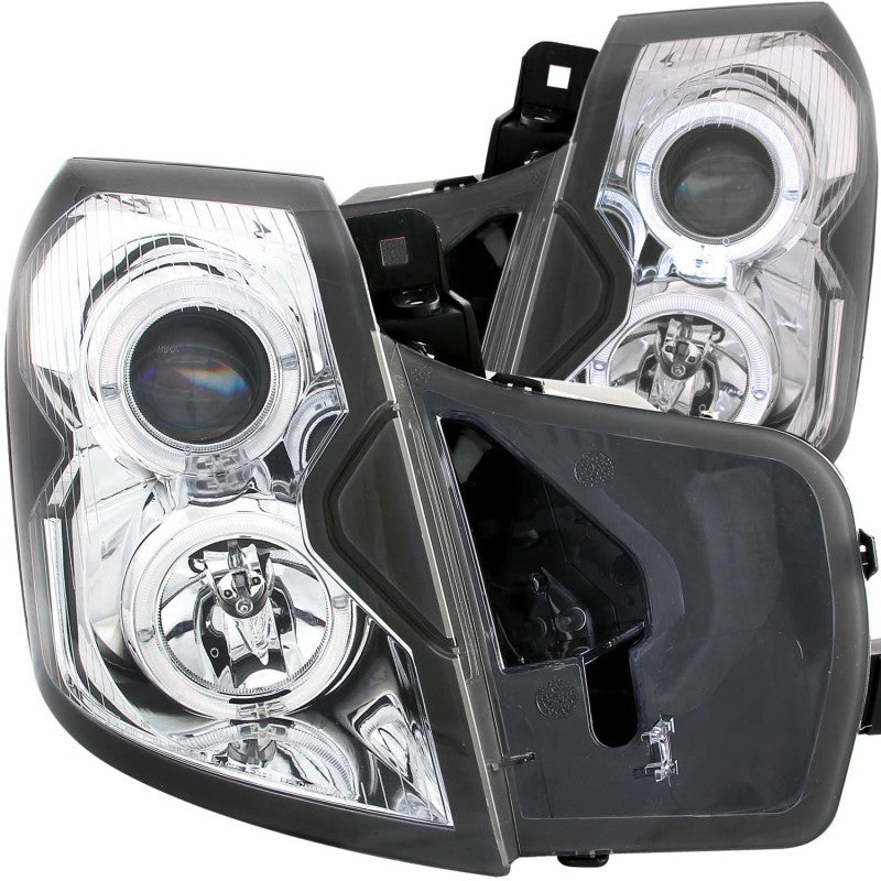 ANZO 2003-2007 Cadillac Cts Projector Headlights w/ Halo Chrome-SR1 Performance