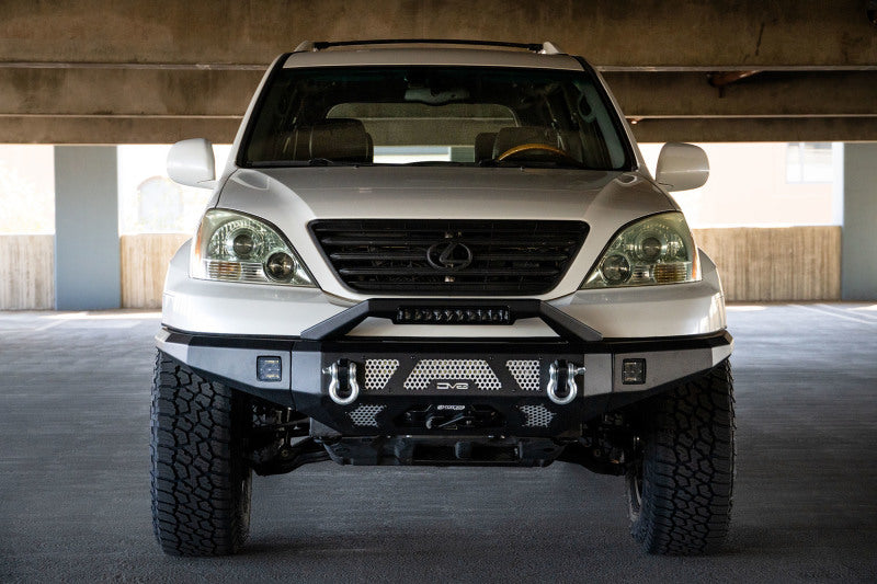 DV8 Offroad Overland-Style Winch Front Bumper for Lexus GX 470 (2003-2009)