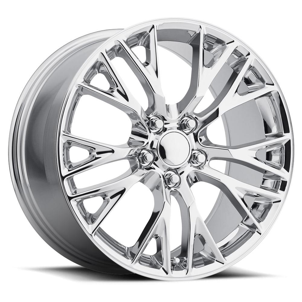 19X10 5X4.75 +56 HB 70.3 2015 C7 Z06 CHROME WITH CAP-SR1 Performance
