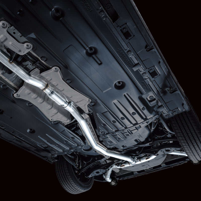 AWE Tuning 22+ Honda Civic Si/Acura Integra Track Edition Catback Exhaust - Dual Diamond Black Tips-SR1 Performance