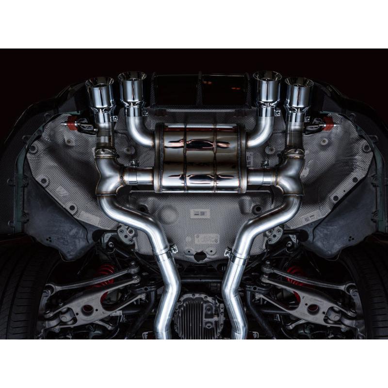 AWE SwitchPath Catback Exhaust for BMW G8X M3/M4 - Chrome Silver Tips-SR1 Performance