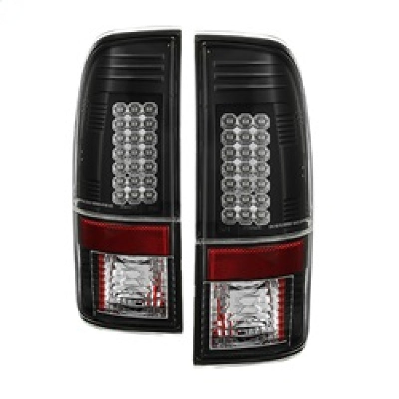 Spyder Ford Super Duty 08-15 LED Tail Lights Black ALT-YD-FS07-LED-BK-SR1 Performance