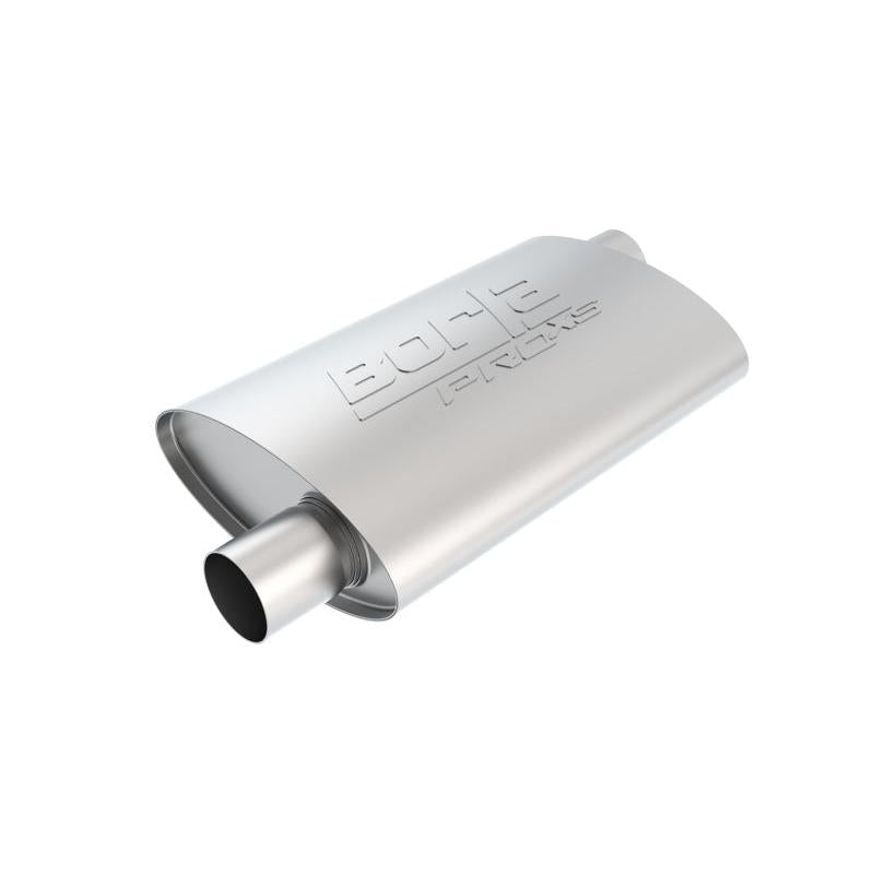 Borla Universal Pro-XS 3in Inlet//Outlet Offset/Offset 14x9 1/2 x 4 Muffler-SR1 Performance