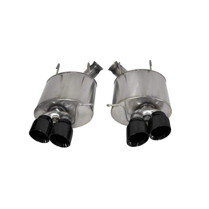 Corsa 2013-2014 Ford Mustang Shelby GT500 5.8L V8 Black Sport Axle-Back Exhaust-SR1 Performance
