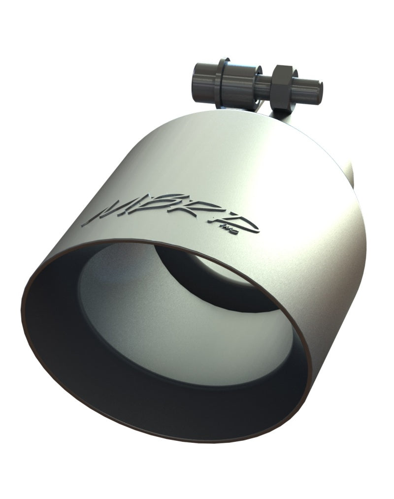 MBRP Universal Tip 4in O.D. Dual Wall Angled 2.5in inlet 8in length T304-SR1 Performance