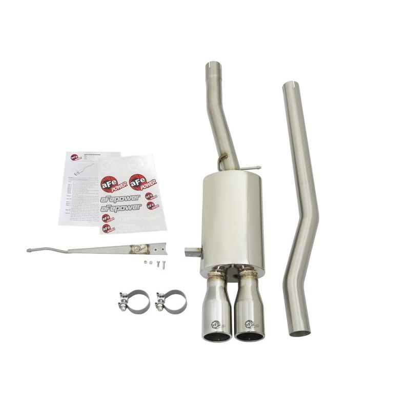aFe MACHForce XP Exhausts Cat-Back SS-304 14-17 Mini Cooper S Hardtop 2-Door w/ Polished Tips-SR1 Performance