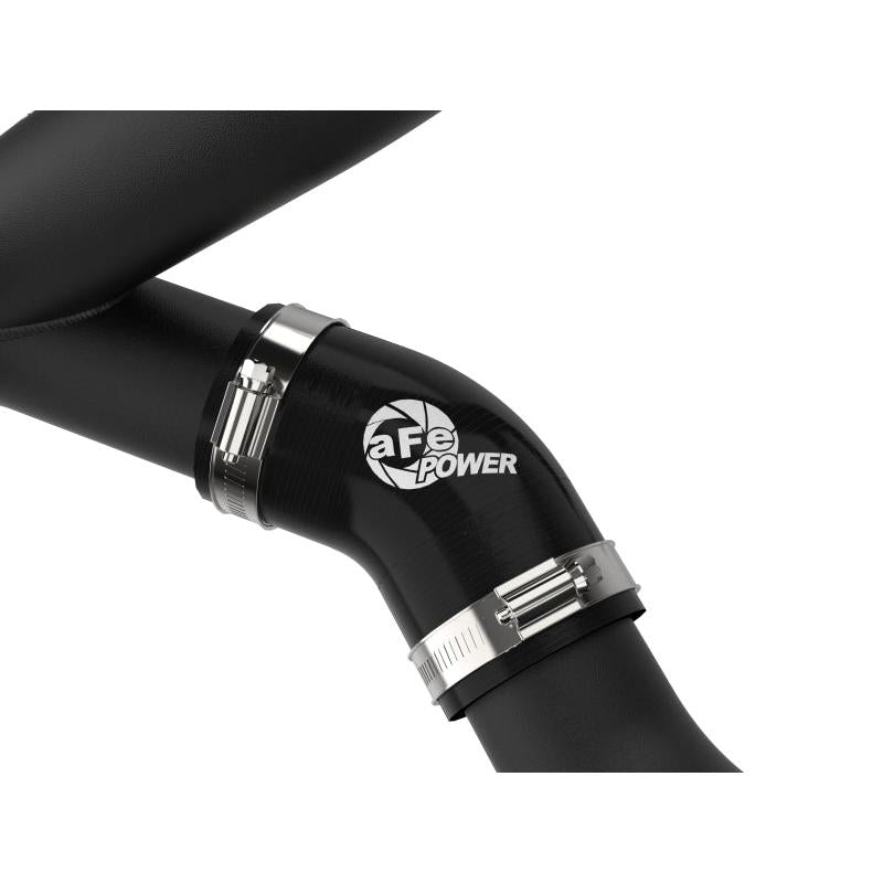 aFe Bladerunner 2-1/4 IN Aluminum Hot Charge Pipe Black 20-23 Ford Explorer/Explorer ST - Black-SR1 Performance