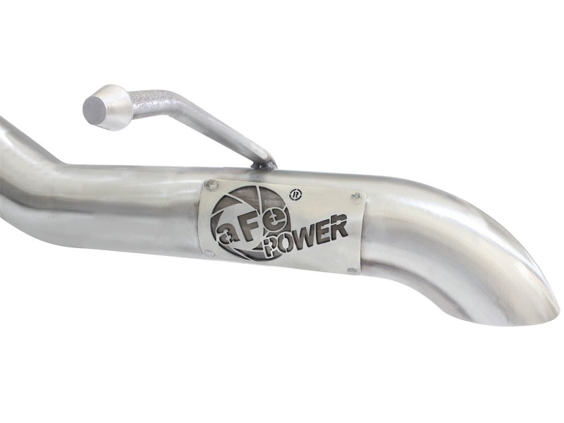aFe MACHForce XP 2-1/2in SS-409 Cat-Back Exhausts w/ 18in Muffler 07-17 Jeep Wrangler V6-3.6L-SR1 Performance
