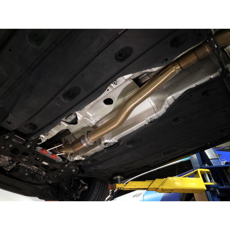 aFe Power Twisted Steel Down Pipe 3in 304 Stainless Steel w/ Cat 15-18 VW Golf R MKVII L4-2.0L (t)-SR1 Performance