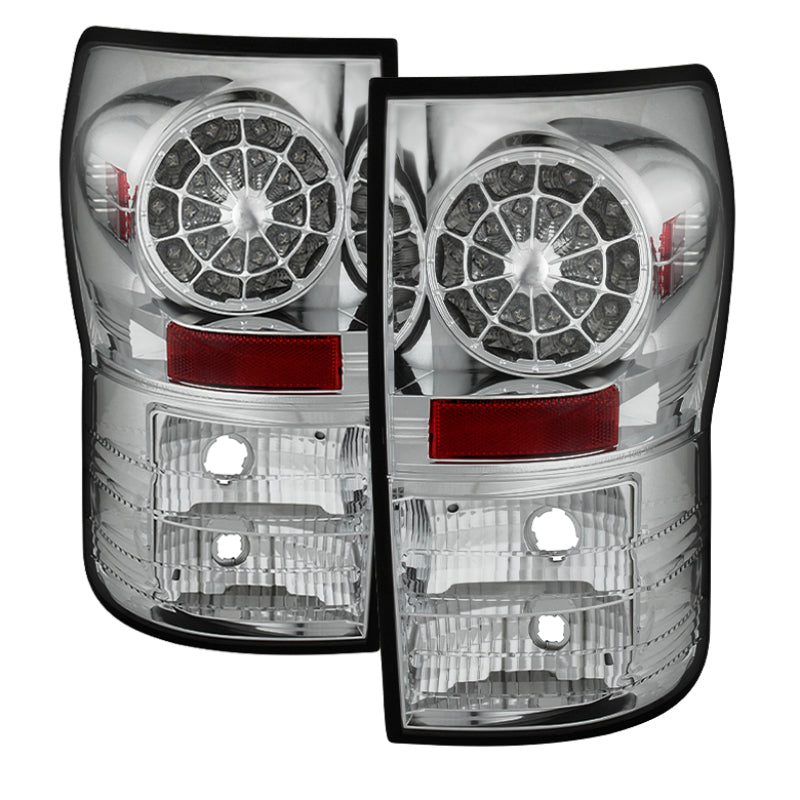 Spyder Toyota Tundra 07-13 LED Tail lights Chrome ALT-YD-TTU07-LED-C-SR1 Performance