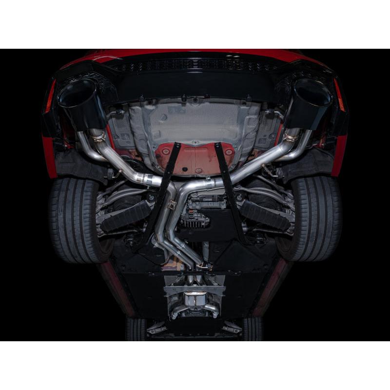 AWE Tuning 21-23 Audi C8 RS6/RS7 SwitchPath Cat-back Exhaust - Diamond Black Tips-SR1 Performance