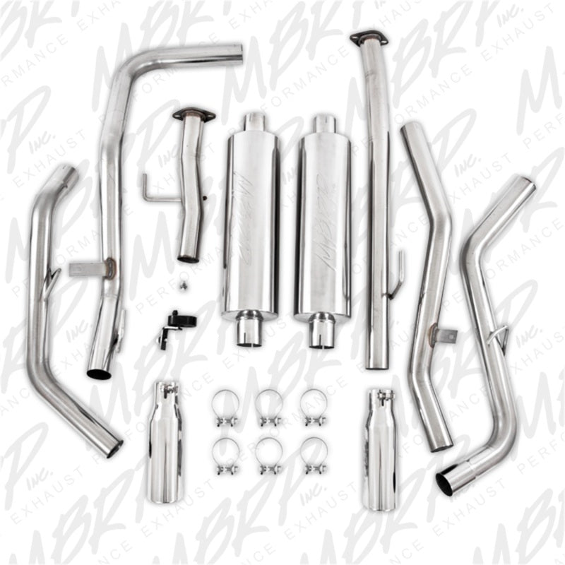MBRP 2009-2010 Toyota Tundra 5.7L EC-Std. & SB/CC-SB Cat Back Dual Split Side-SR1 Performance