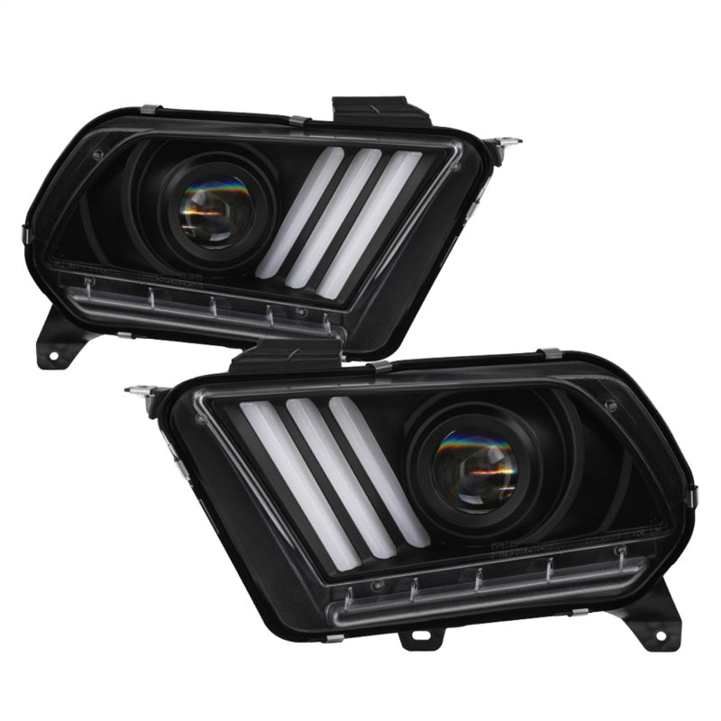 Spyder Ford Mustang 10-13 Projector Headlights - HID Model Only - Black PRO-YD-FM2010V2-HID-BK-SR1 Performance