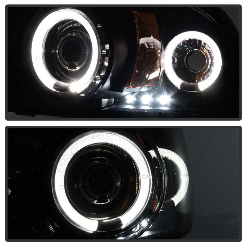 Spyder Dodge Dakota 97-04/Durango 98-03 1PC Projector Headlights LED Halo LED Blk PRO-YD-DDAK97-BK-SR1 Performance