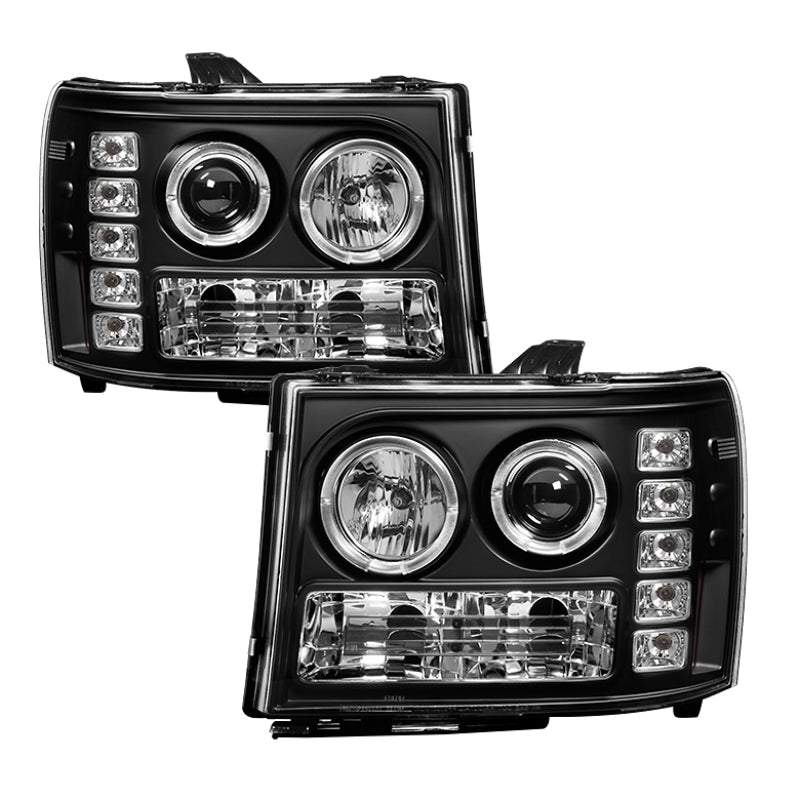 Spyder GMC Sierra 1500/GMC Sierra Denali 08-13 Projector LED Halo- LED Blk PRO-YD-GS07-HL-BK-SR1 Performance