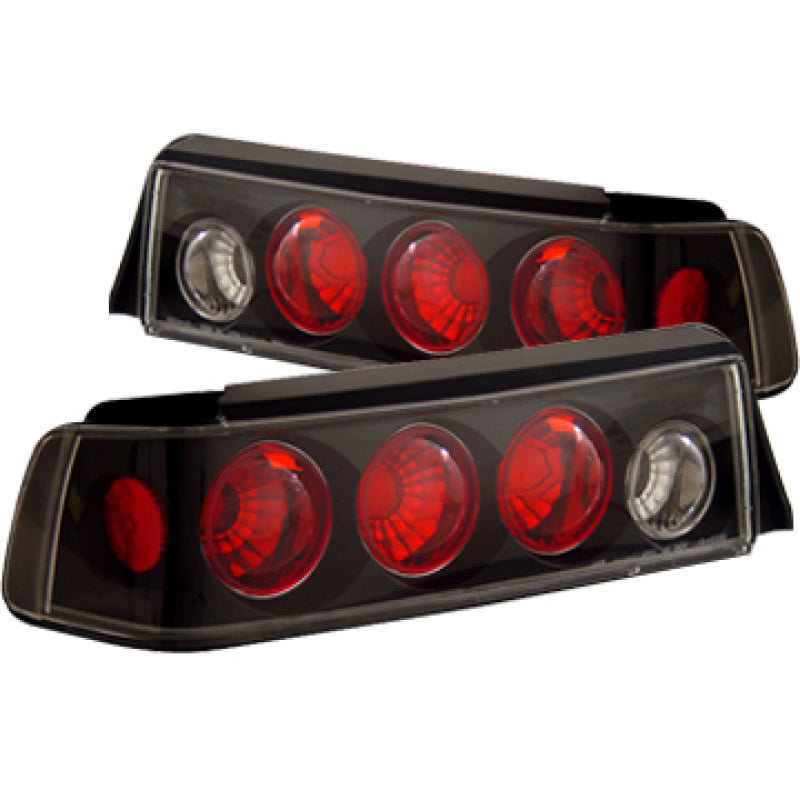 ANZO 1988-1991 Honda Civic Taillights Black-SR1 Performance