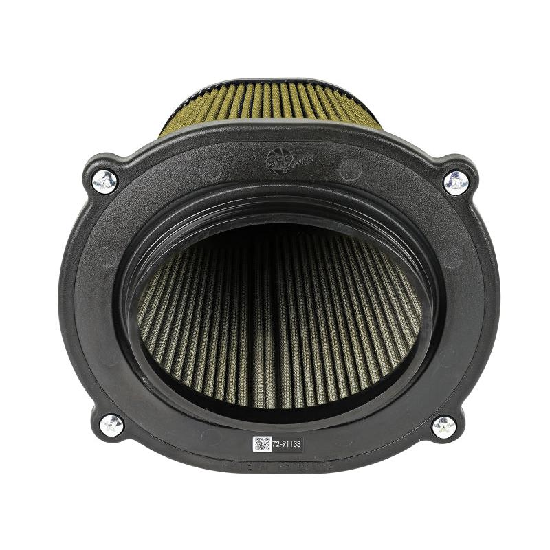 aFe Quantum Pro Guard 7 Air Filter Inverted Top - 5.5inx4.25in Flange x 9in Height - Dry PG7-SR1 Performance