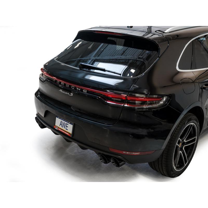 AWE Tuning 19-21 Porsche Macan 3.0T/2.9TT Touring Edition Catback Exhaust w/ Diamond Black Tips-SR1 Performance