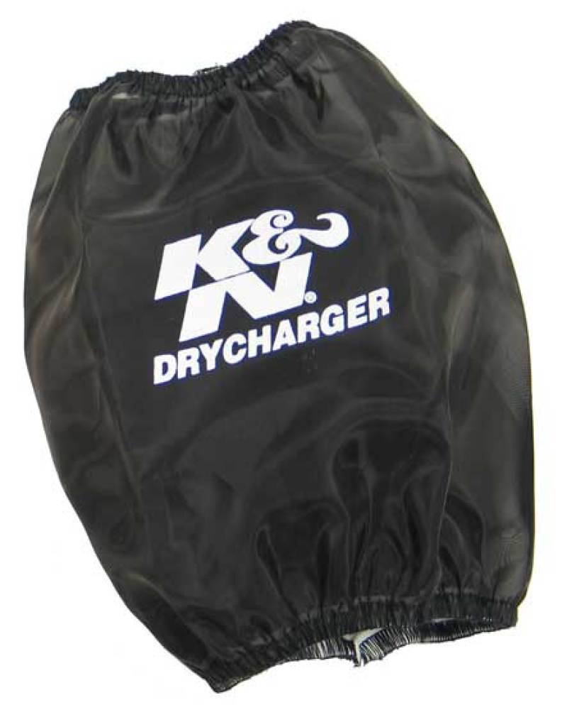 K&N Black DryCharger Round Tapered Air Filter Wrap 5.5in Base ID x 4.5in Top ID x 6.5in H-SR1 Performance