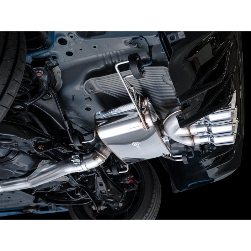 AWE Tuning 2023 Honda Civic Type R FL5 Touring Edition Exhaust w/ Triple Chrome Silver Tips-SR1 Performance