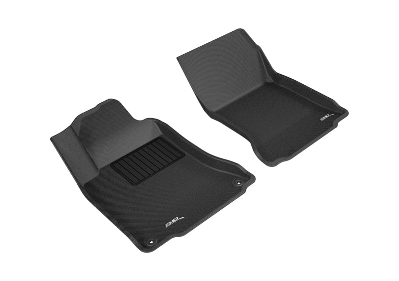 3D MAXpider 2015-2019 Mercedes-Benz CLA-Class/GLA-Class X177/X156 Kagu 1st Row Floormat - Black-SR1 Performance
