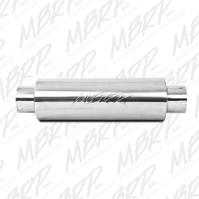 MBRP Universal Quiet Tone Muffler 5in Inlet /Outlet 8in Dia Body 31in Overall-SR1 Performance