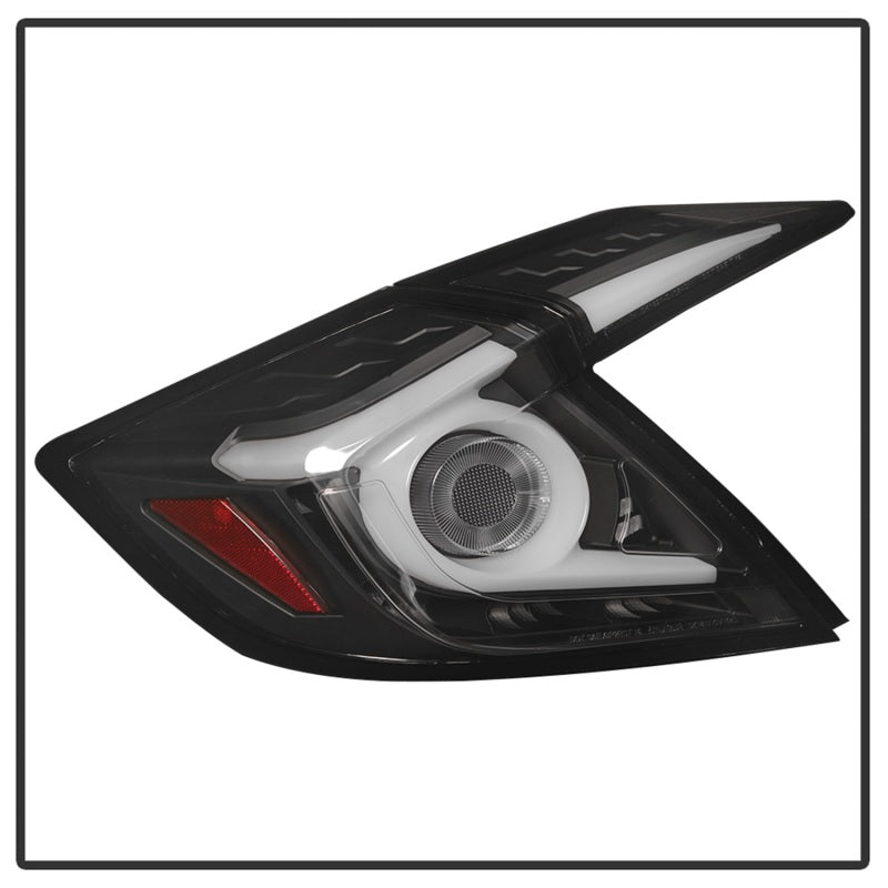 Spyder 16-19 Honda Civic 4 Door Light Bar LED Tail Lights - Black - ALT-YD-HC164D-LB-BK-SR1 Performance