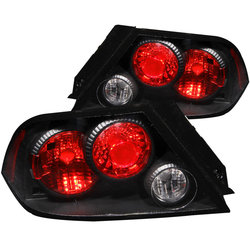 ANZO 2002-2003 Mitsubishi Lancer Taillights Black-SR1 Performance