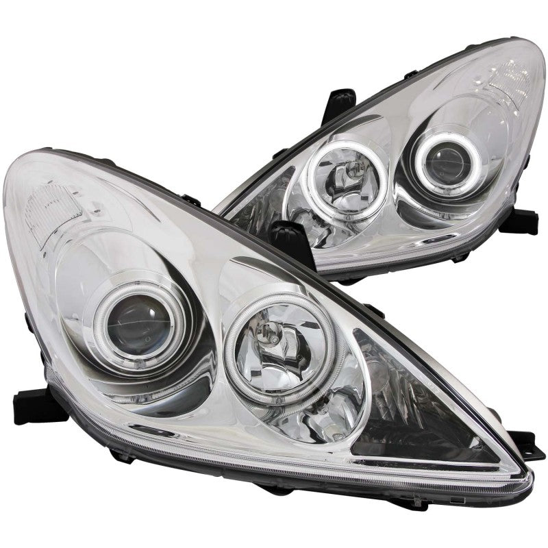 ANZO 2002-2003 Lexus Es300 Projector Headlights w/ Halo Chrome (CCFL)-SR1 Performance