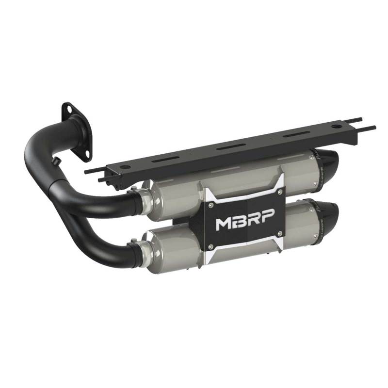 MBRP 19-20 Honda Talon Dual Slip-On Exhaust System w/Performance Muffler-SR1 Performance