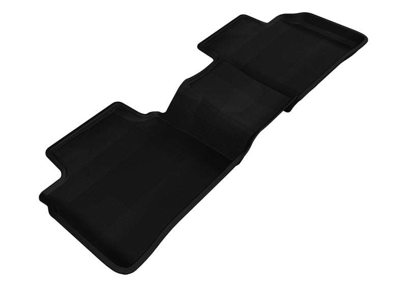 3D MAXpider 2013-2018 Nissan Altima Sedan Kagu 2nd Row Floormats - Black-SR1 Performance