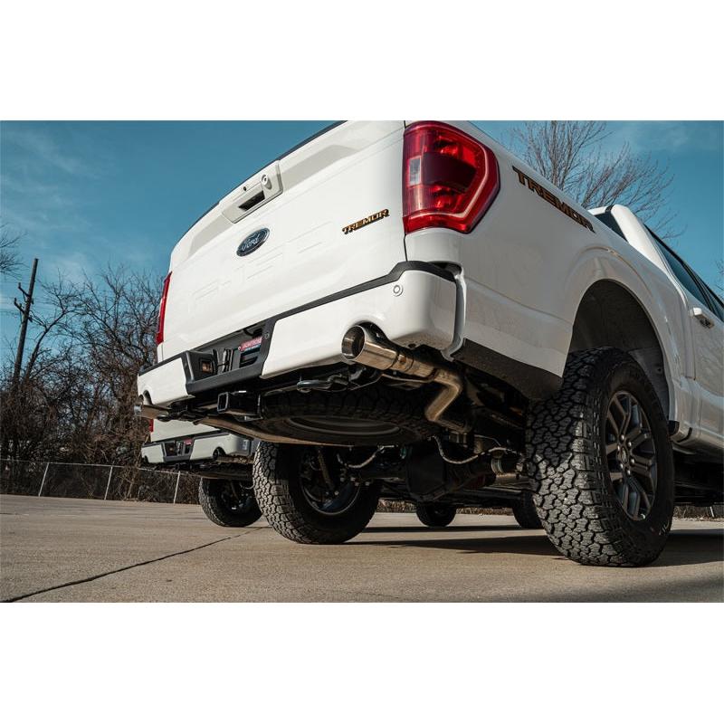 Corsa 2021-2024 2023 Ford F-150 SuperCrew/5.5ft Bed 3.5L V6 Sport Cat-Back Dual Rear Exit-Polished-SR1 Performance