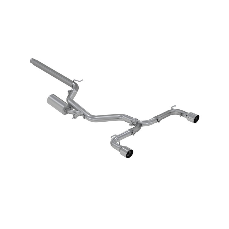 MBRP 15-20 VW 2.0L Turbo Golf GTI MK7 3in T304 Cat Back Exhaust w/ Dual Split Rear Exit-SR1 Performance