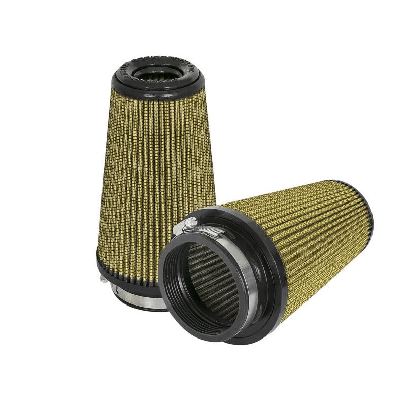 aFe Magnum FLOW Pro GUARD 7 Replacement Air Filter (Pair) F-3.5 / B-5 / T-3.5 (Inv) / H-8in.-SR1 Performance