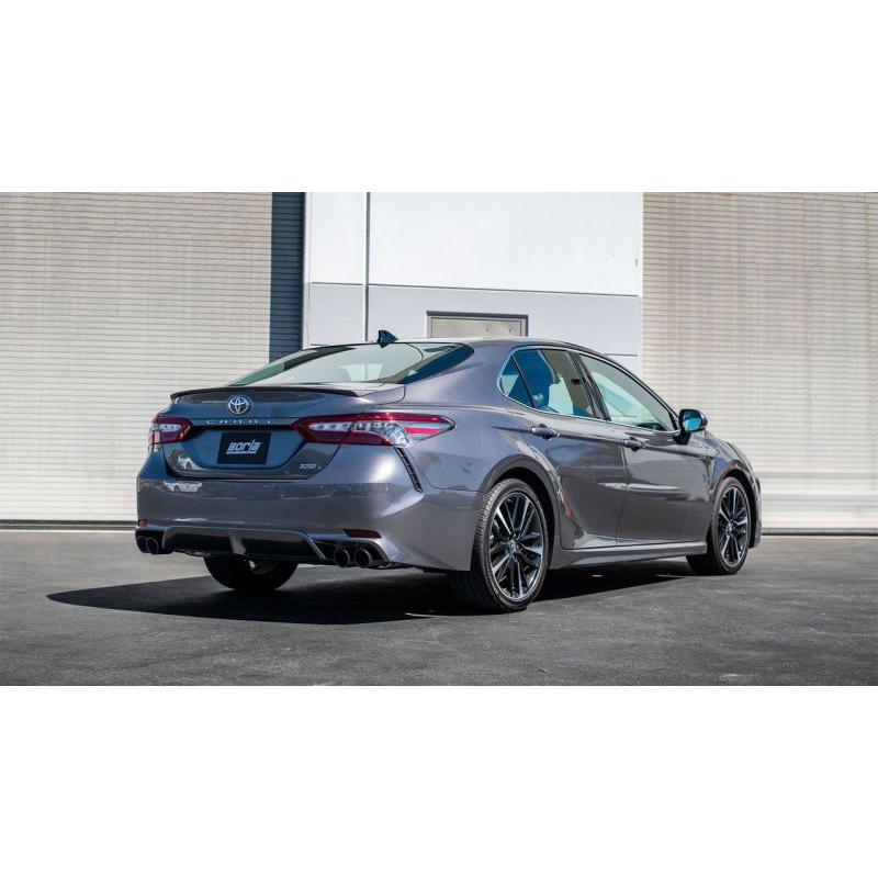 Borla 18-22 Toyota Camry XSE 2.5L i4 AT/MT FWD / 4DR S-TYPE Cat Back Exhaust (Black Chrome)-SR1 Performance