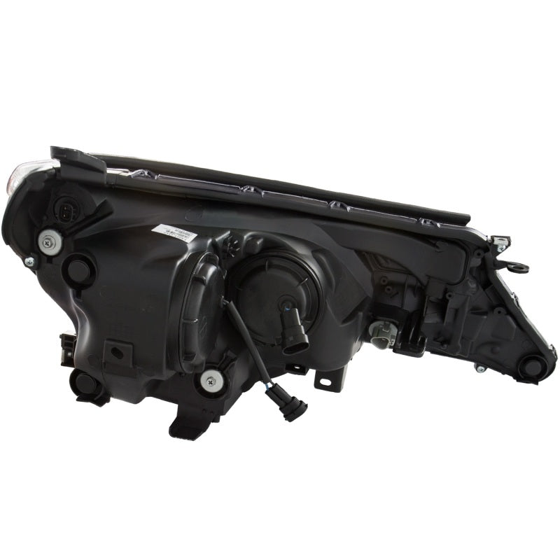 ANZO 2013-2015 Toyota Rav4 Projector Headlights w/ Plank Style Design Black-SR1 Performance