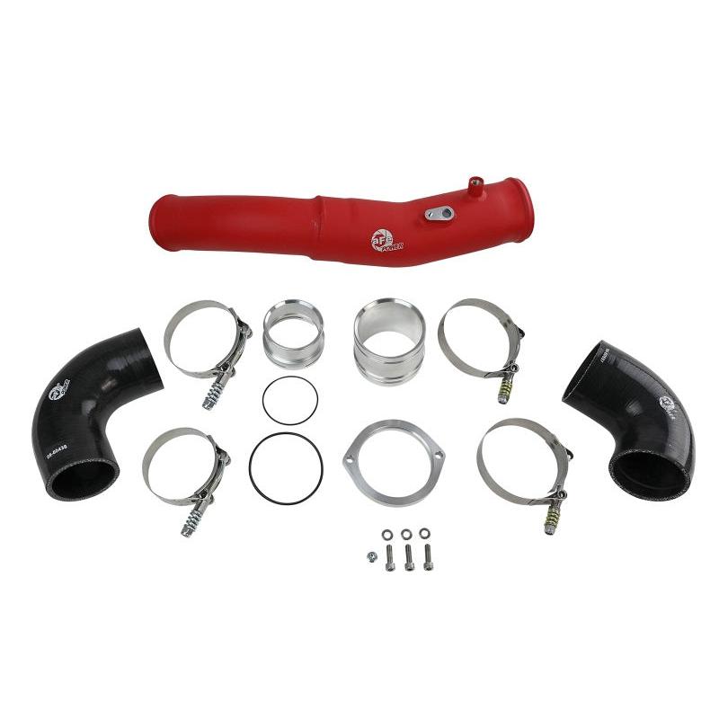 aFe 2020 Toyota Supra 3.0L 3in Red Intercooler Tube - Hot-SR1 Performance