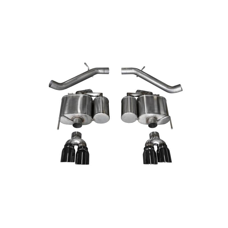 Corsa 2016-2019 Cadillac ATS-V 3.6T 4in Black Sport Axle-Back Exhaust-SR1 Performance