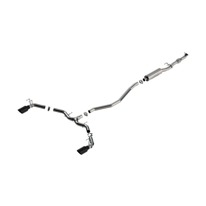 Borla 2023 Integra/22-23 Civic Si 1.5L 4 CYL. MT FWD 4DR 2.50in S-Type Catback Exhaust Black Chrome-SR1 Performance