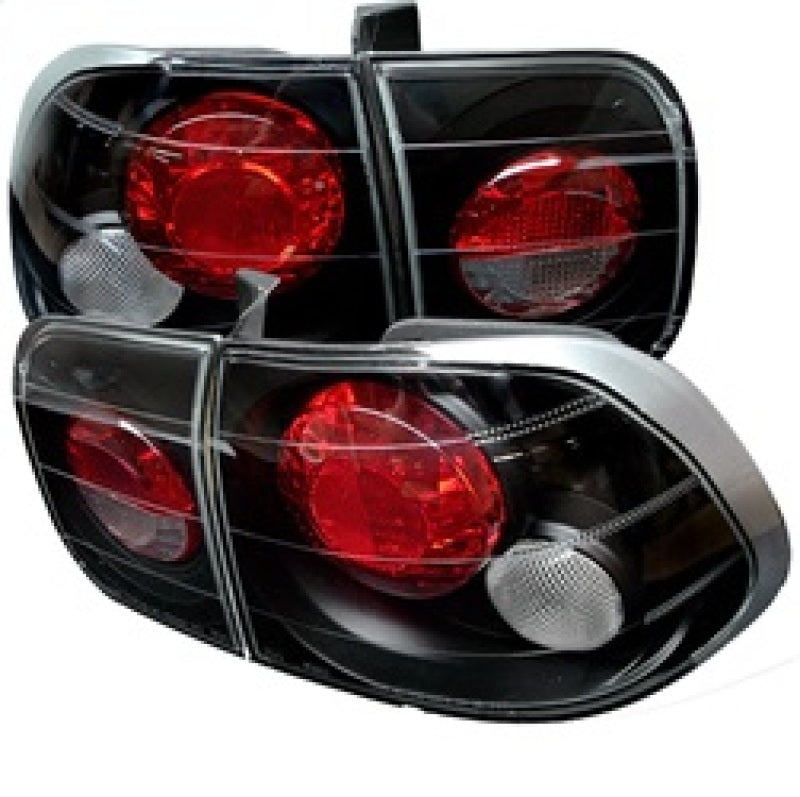 Spyder Honda Civic 96-98 4Dr Euro Style Tail Lights Black ALT-YD-HC96-4D-BK-SR1 Performance